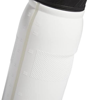 adidas 750 ML (28 oz) Stadium Refillable Plastic Sport Water Bottle - color: White/Black