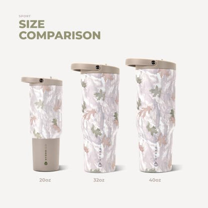 HydroJug Sport 40 oz Insulated Stainless Steel Water Bottle, Camo - color: Camo, size: 40 Ounces