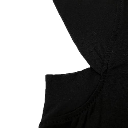 Women Slouchy Beanies Cap Soft Hijab Cap Under Scarf for Women Muslim Jersey Hijab Undercaps(1PC/2PC) - color: Black2+white2