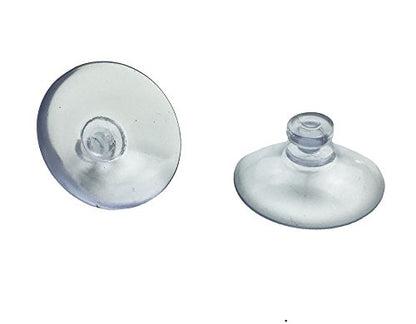 100Pcs Small Suction Cups for Glass, Without Hook Hole, Clear 25mm | PVC, Hold In High Humidity, No Residue, Reusable, Easy Remove, For Car Windows & Glass Tabletops, Smooth Surfaces, Decor - size: 25 mm