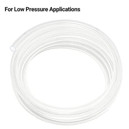 1’’ ID × 1-1/4’’ OD - 10 ft Clear Plastic Vinyl Tubing | Flexible PVC Hose Lightweight BPA Free and Non-Toxic vinyl Tube for Transfer Water Air Oil - size: 1’‘, style: 10 feet