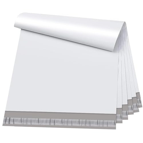 Metronic Large Poly Mailers 19x24 50 Pack, White Self Seal Shipping Bags | Strong Thick Tear-resistant Waterproof Mailing Bags, Shipping Envelopes, Packaging Bags for Clothing, Small Business. - color: White, size: 19x24 50PC