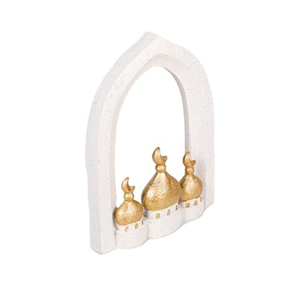 Ramadan Celebration Statue - This Beautifully Handcrafted Resin Ornament Features Intricate Detailing and Makes a Meaningful - color: Ramadan Celebration Statue