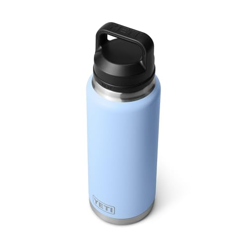 YETI Rambler 36 oz Bottle, Vacuum Insulated, Leakproof, Stainless Steel with Chug Cap - color: Big Sky Blue
