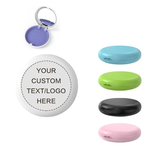100PCS Aligner and Retainer Case with Mirror, Custom Personalized Logo Orthodontic Mouth Guard Case Customized with Any Image Logo and Text for Gift Business Logo - color: 100pcs Diy Retainer Cases with Mirror