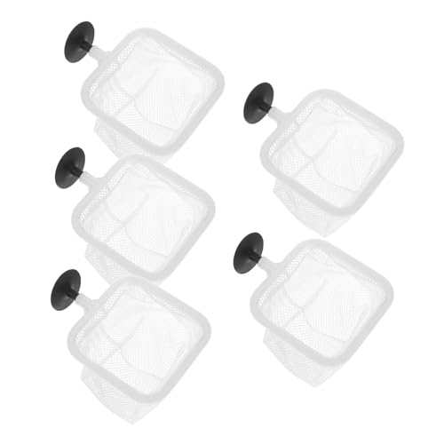 5pcs Fish Tank Separator Net with Cups Fish Breeding Holder Versatile Aquarium Incubator for Hatching and Spawning Net Design