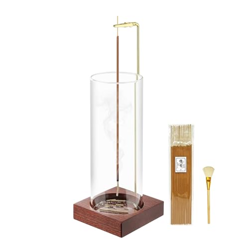 Incense Holder,Wooden Incense Holder for Sticks (Brown) - color: Brown