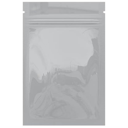 Mylar Style Barrier Bags – Zipper w/Heat Seal – 100 Bags (Gloss White/Gloss White, 1 Gram - 3?x4.5?) - color: Gloss White / Gloss White, size: 3x4.5 Inch (Pack of 100)