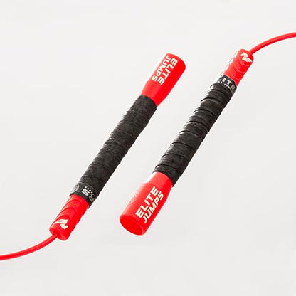 Elite Jumps Freestyle PVC Jump Rope Bundle - Premium Quality Adult Jump Ropes for Fitness - Lightweight Cardio Skipping Jump Rope for Exercise and Training - Unbreakable Grip Tape Handles - color: Turquoise