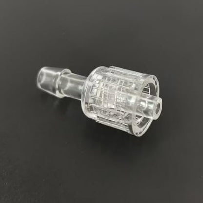 Moveable Male Luer Lock Connector × Hose Barbed Adapter for Laboratory Biochemical Analytical Instruments Food Machinery 50PC/PK (for 5/32'' Hose ID, PC) - size: for 5/32'' Hose ID, PC