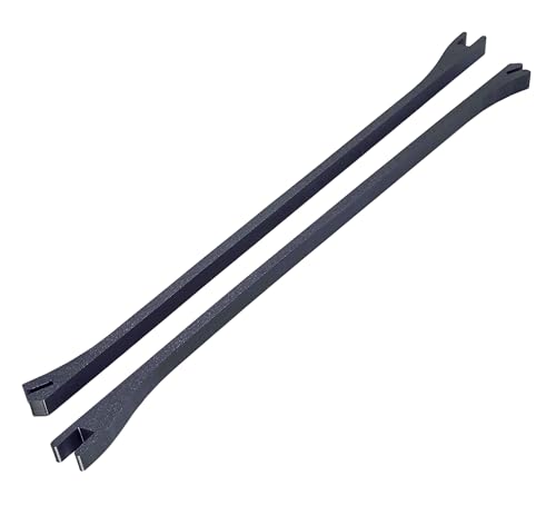 Lid Props for Fluval Flex Series Aquariums, Pair (Black) - color: Black