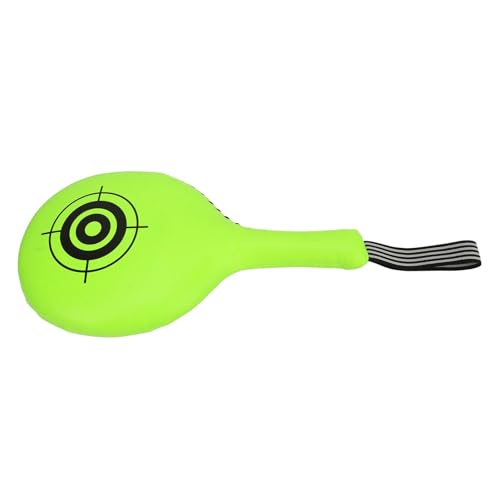 JTLB Taekwondo Kick Pads, Striking Target Paddles, TKD Karate Martial Arts Strike Targets, Kickboxing Training Equipment Sparring Gear for Kids Youth Adult (Fluorescent Green) - color: Fluorescent Green