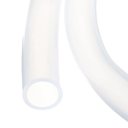 1m(3.3ft) 25mm(1") ID x 31mm(1.22") OD Silicone Tubing Clear Industrial Plastic Tubing Pure Silicone Hoses for Pump Siphoning Draining Irrigation Brewing - color: Clear, size: 1" x 1.22"