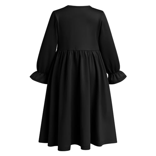 IWEMEK 2PCS Newborn Baby Girls Muslim Abaya Prayer Dress with Hijab Islamic Middle East Arab Dubai Robe Ramadan Eid Clothes - color: Black, size: 6-12 Months