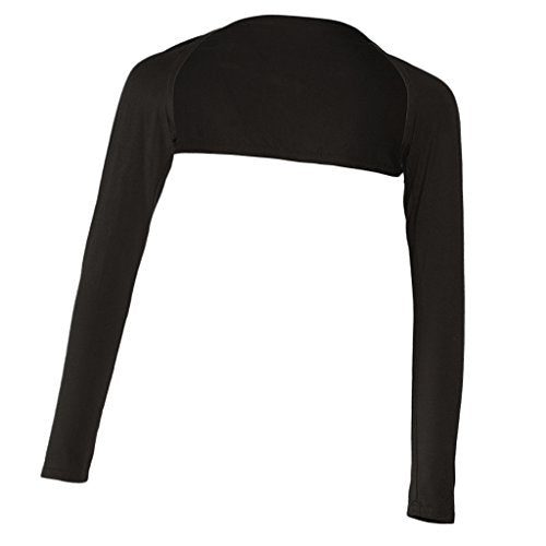LoveinDIY Full Arm Sleeves Shrug Hijab Ramadan Islamic Stretchy Modal One Piece - color: Coffee