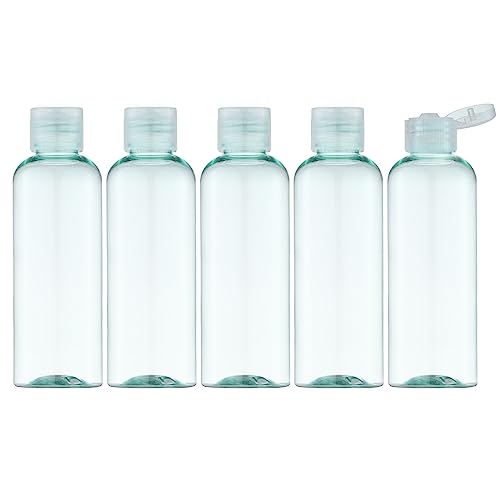 LISAPACK 3.4 oz Travel Bottles for Toiletries, Plastic Shampoo Containers - color: Light Green
