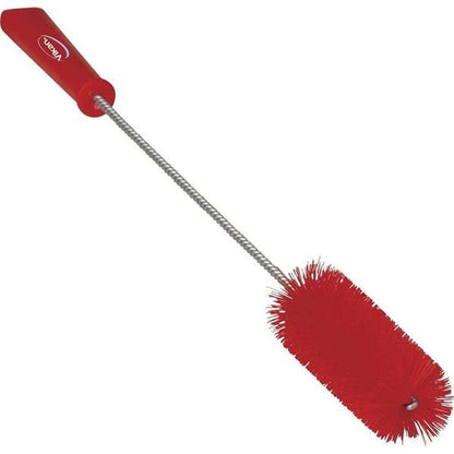 1-5/8" W Tube and Valve Brush, Stiff, 13 3/4 in L Handle, 5 in L Brush, Red, 19 57/64 in L Overall - 1 Each - color: Red, size: 5378