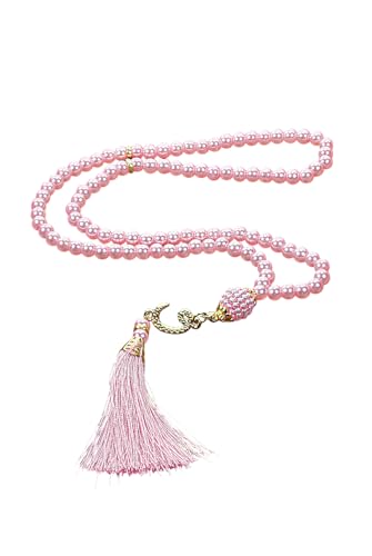 ihvan online, Tasbih Prayer Beads 99, Pack of 10, Muslim Prayer Bead, Islamic Rosary Bead, Dhikr, Tasbeeh Bulk, Misbaha, Masbaha, Tespih, Islamic Gift for Ramadan & Mawlid & Hajj Umrah - color: Pink-Modell 2