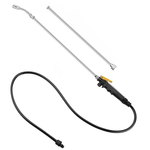 Replacement Sprayer Wand for Ryobi - Stainless Steel With Adjustable Nozzle, Trigger & Hose Compatible With P2803 (44 Inches)