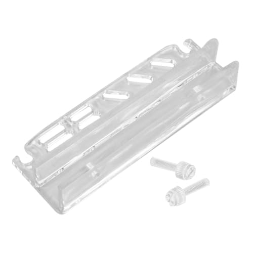 DOITOOL Acrylic Aquarium Tool Holder Multiple Storage for Plant Maintenance Wall-Mounted Organizer for Fish Tank Cleaning Tools and Accessories