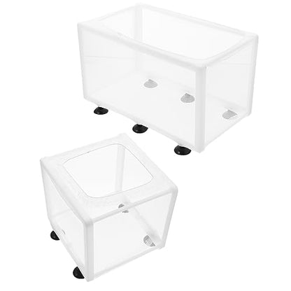 VANZACK 2pcs Isolation Box for Fish Breeding Aquarium Separator Cups Suitable for Fry and Sick Fish for Home Aquariums