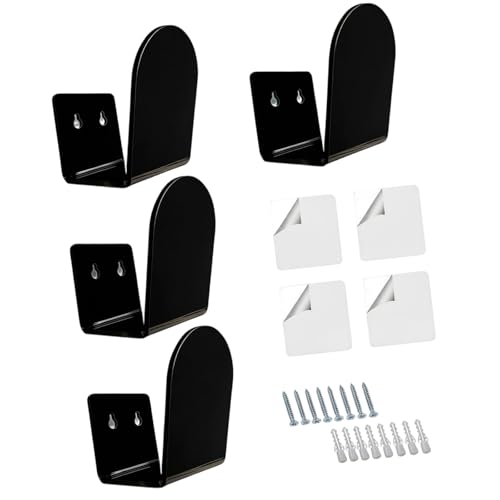 2pcs / 4pcs Transparency Tennis Glove Wall Mount Display Rack Easy to Installation Boxing Gear Storage Stand Living Room Deck - color: A