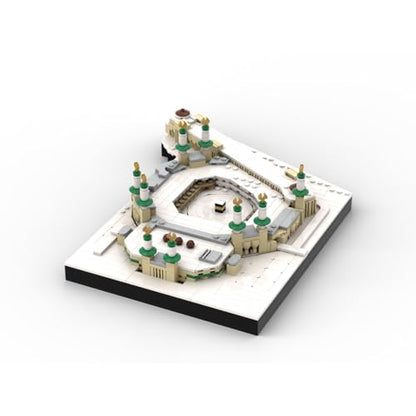 Great Mosque of Mecca Architecture Building Blocks Set, 4776PCS World Famous Landmark Street View Collection Display Model Home Decor Kits, Gifts for Bricks Enthusiasts, MOC-184753