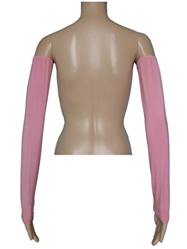 Women's Muslim Modal Arm Stretch Sleeves Cover - color: Plum