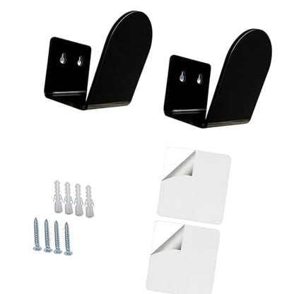 2pcs / 4pcs Transparency Tennis Glove Wall Mount Display Rack Easy to Installation Boxing Gear Storage Stand Living Room Deck - color: C
