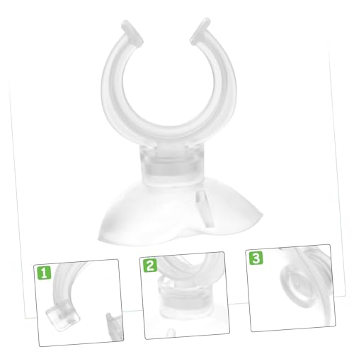 Totority Strong Cup Holder for Fish Tank 8pcs Clamp Cups Easy Install Safe for Fish Style
