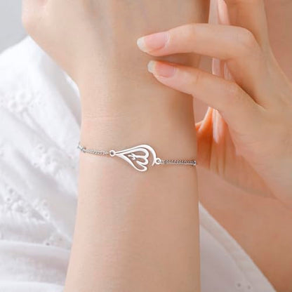 VASSAGO Islamic Ayatul Kursi Oval Bracelet for Women Allah Teardrop Link Bracelets Arabic Muslim Quran Calligraphy Charm Bracelet Islam Eid Ramadan Gift Jewelry Gifts - color: Ayatul Kursi Bracelet-S