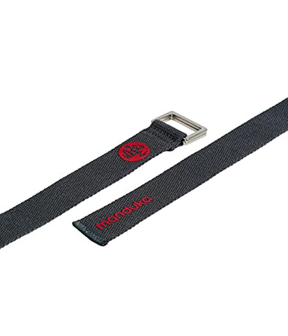 Manduka Align Yoga Strap - color: Thunder Grey, size: 8 Feet