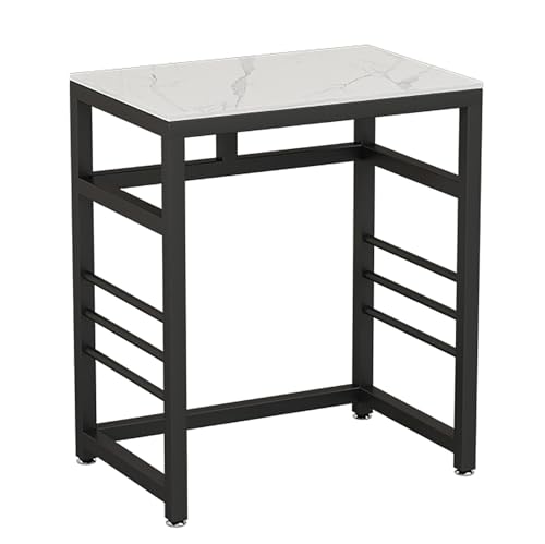 Robot Vacuum Stand Cabinet,Sweeping Robot Storage Rack,Entryway Hallway Robot Vacuum Cleaner Shelf,Small End Tables for Bathroom,Multi-Functional Fish Tank Stand(Black,45*25cm/17.7*9.8"-2) - color: Black, size: 45*25cm/17.7*9.8"-2