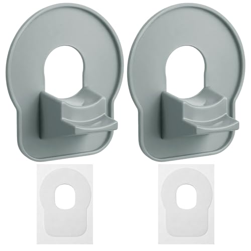 2 Pack Swimming Pool Pipe Holders Plastic Above Ground Swimming Hose Support Brackets with Tape Pool Hose Support Bracket for Preventing Pipes Sagging Accessory