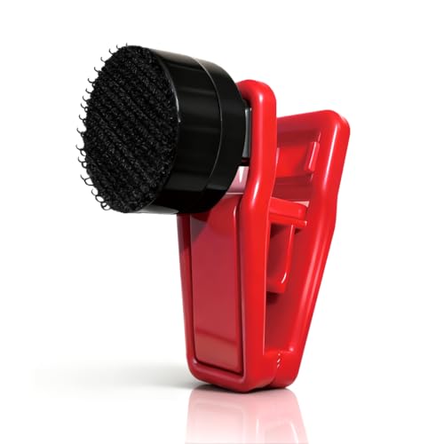 Magnetic Seaweed Clip - N52 Magnet, Rust-Proof Wavy Grip (Red) | nori holder, suction cup replacement, strong grip, tang fish, saltwater, dual function, glass mount, seaweed clamp, easy move - color: red