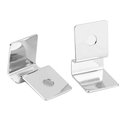 4Pcs Aquarium Cover Clip, Fish Glass Covers Clips Stainless Steel Material Aquarium Glass Cover Support Bracket Universal Lid Clips for Rimless Tanks(10mm) - color: 10mm