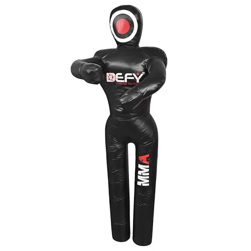 DEFY Vinyl Jiu Jitsu MMA Grappling Dummy Judo Martial Arts Punching Bag Karate - size: 5 Feet
