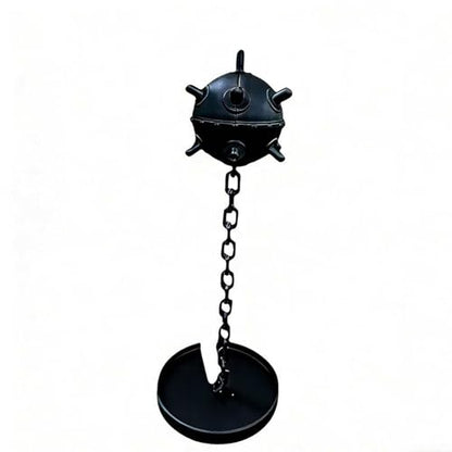 Floating Ornament with Suction Cup for Fish Tank, Decorative Item for Aquariums, Featuring an Underwater Torpedo Design Sea Mine