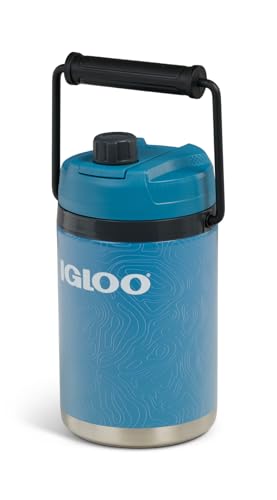 Igloo Trailmate Hybrid 54 oz Insulated Water Bottle, Large Sports Water Jug, Beverage Cooler, Modern Blue - color: Modern Blue