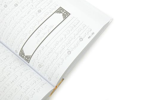 Shaded Quran Text with Full Tracing &Bookmark | Ideal Book for Writing and Learning Quran Text | Tracing Paper Writable Quran | Perfect Ramadan,Eid,Umrah Gift for Muslim Women Men Child(White) - color: White