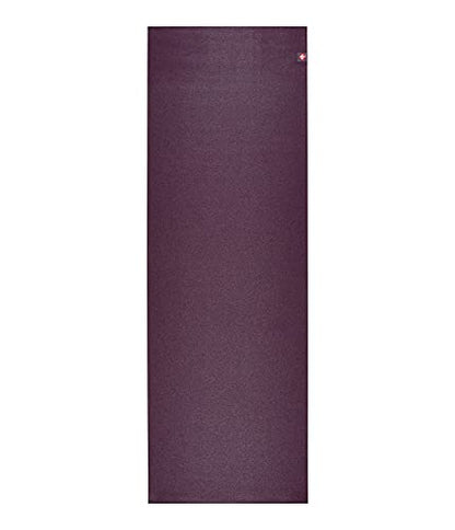 Manduka eKO SuperLite Yoga Mat - 1.5mm Natural Rubber | Foldable & Travel Friendly | Soft Textured Surface | Eco-friendly - color: Acai