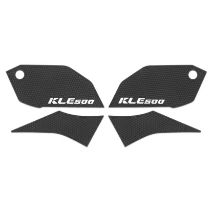 for KLE500 kle500 2026 New Accessories Fuel Tank Anti-Slip Stickers Side Anti-Slip mats Side Panel Stickers Rubber Fuel Tank Side Protectors Fuel Tank Stickers Tank Pads Tank pad Gas - color: Kle500