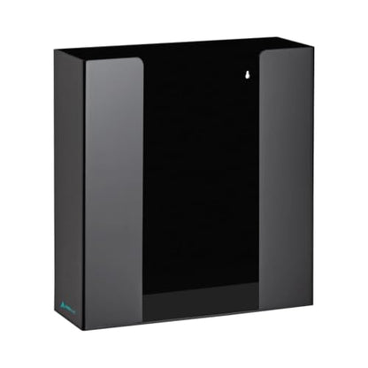 AdirMed VivaEssentials Double Glove Box Holder, Wall Mount or Free Standing Black Acrylic Glove Holder - color: Black, style: Double Box Capacity