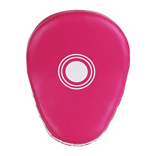 Kruzak Plain Punching Mitts for Muay Thai MMA Training, Focus Pads for Boxing Martial Arts and Punching Target - color: Pink