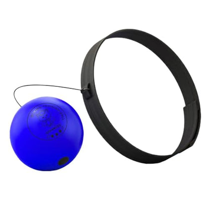 Boxing Ball - Funny Head-Mounted Adjustable Gear, Gym Punch Reflex Trainer with Comfortable Headband, Fight Speed Equipment, Striking Reflexes Device, Equipment for Men Women - color: Blue
