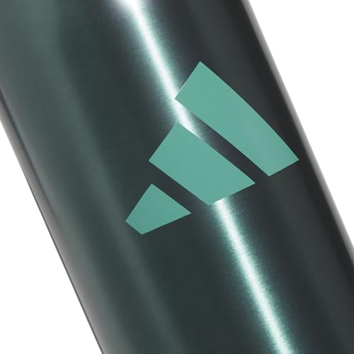 adidas Stainless Steel Metal Water Bottle 20 oz (600 mL) Straw Lid - color: Preloved Teal Green/Powder Teal Green