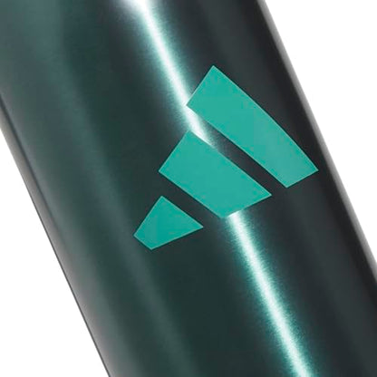 adidas Stainless Steel Metal Water Bottle 20 oz (600 mL) Straw Lid - color: Preloved Teal Green/Powder Teal Green