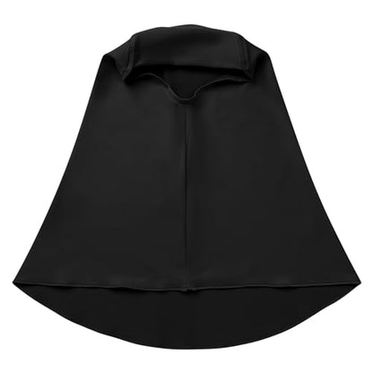 IDOPIP Muslim Baby Girls Abaya Dress with Hijab 2PCS Toddler Kids Girl Islamic Ramadan Dresses Casual Robe Prayer Clothes Set - color: Black, size: 0-6 Months