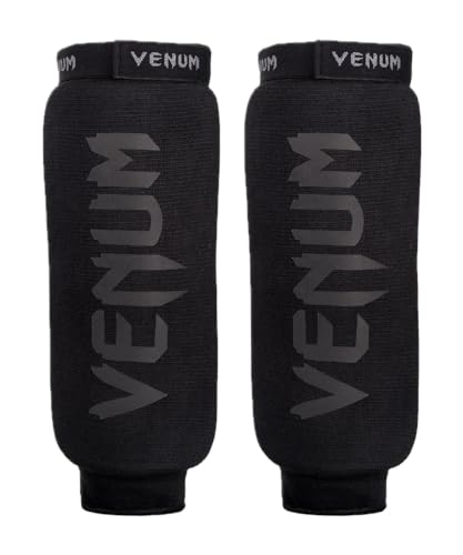 VenumShin Guards - color: Black/Black, size: Large