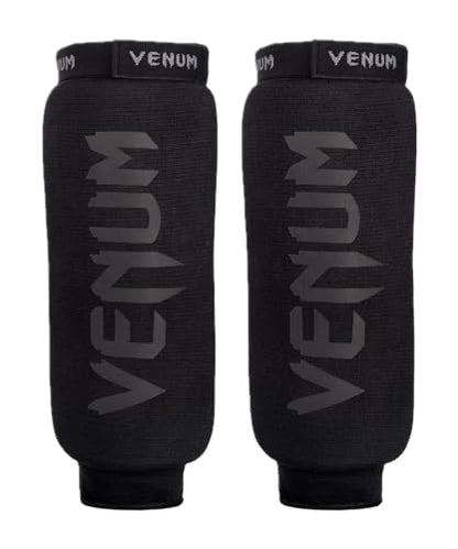 VenumShin Guards - color: Black/Black, size: Large